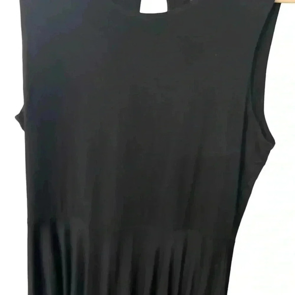 Classic Black A-Line Dress, party or business, Sz L - Picture 2 of 6